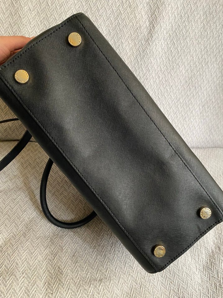 Michael Kors selma koleksiyonu Siyah Deri Kadın Çantası - Görsel 4