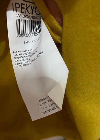 İpekyol çift düğmeli kaşmir yün karışım kaban - Görsel 7