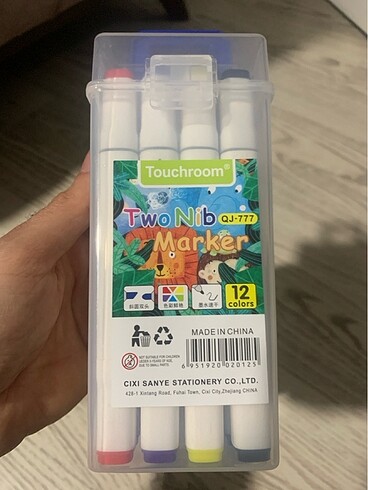  Marker çift uçlu