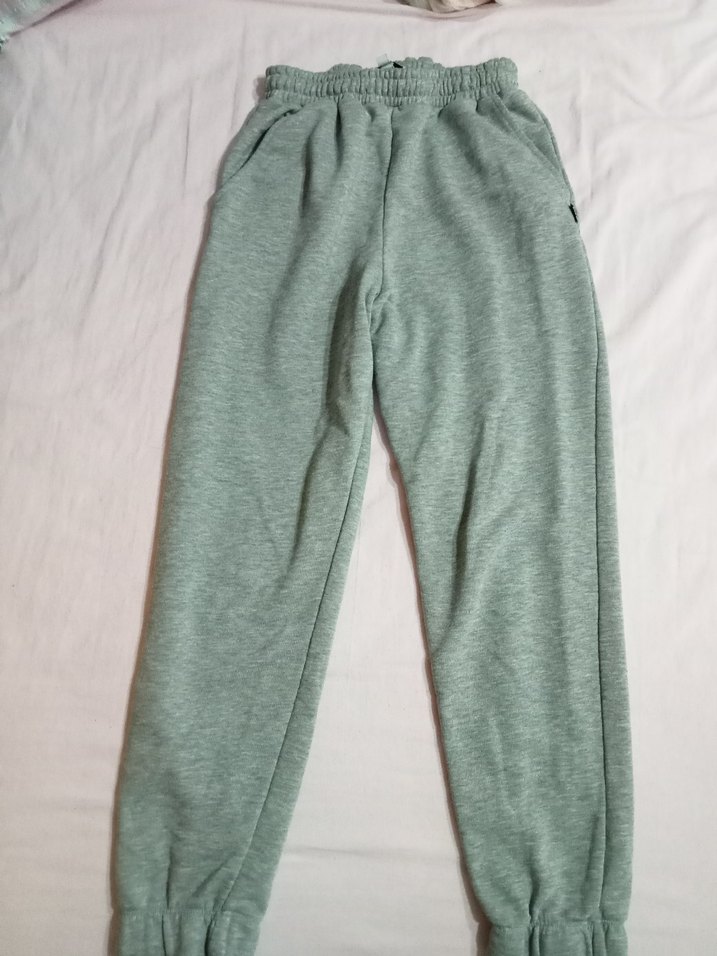 Gri Rahat Kesim Kadın Eşofman Altı - Görsel 2