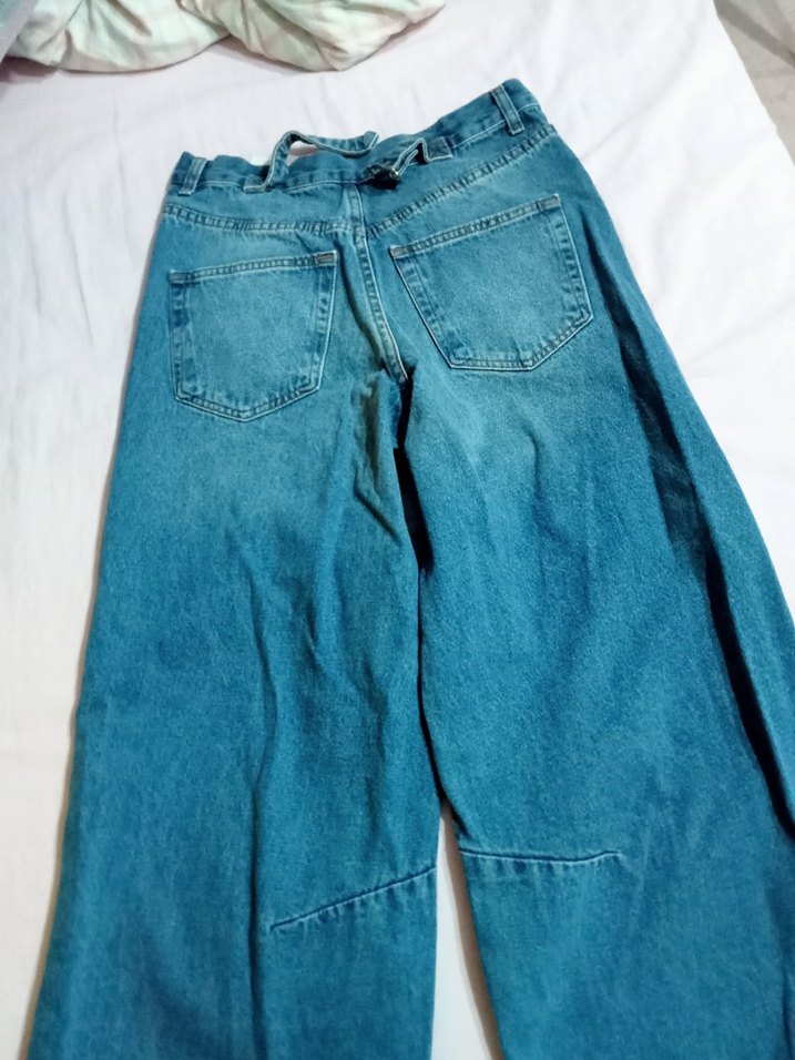 Kadın Mavi Kot Pantolon - Görsel 3