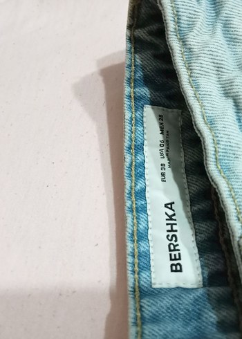 Kadın Mavi Kot Şort - Görsel 3