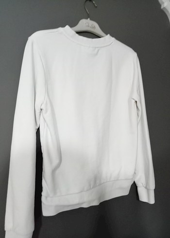Beyaz Sweatshirt - Görsel 2