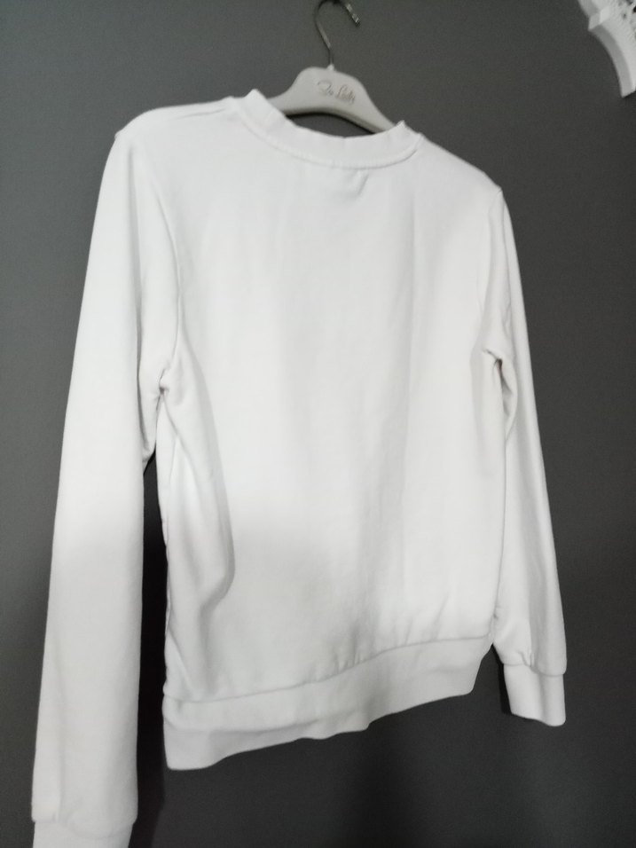 Beyaz Sweatshirt - Görsel 2