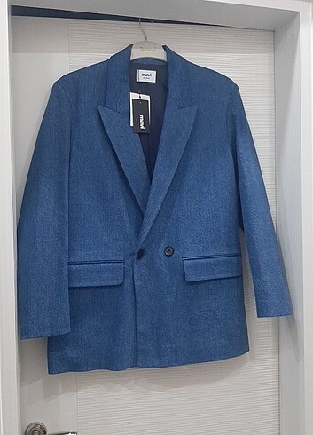 Mavi denim blazer ceket