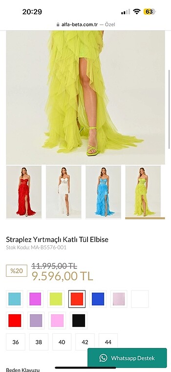 Alfabeta  abiye/ mezuniyet elbisesi - Görsel 6