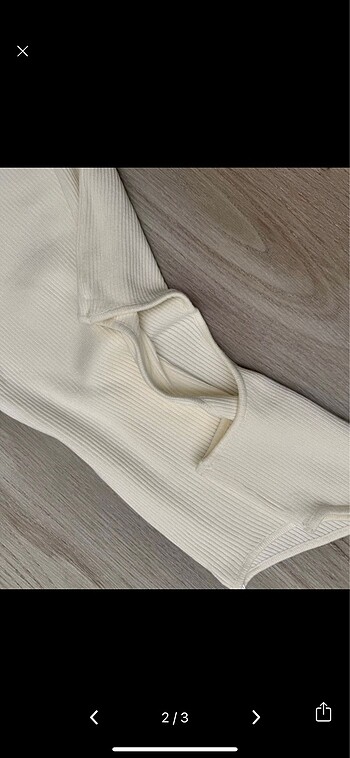 Stradivarius Stradivarius beyaz cutout detay elbise
