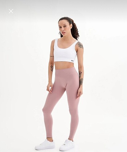 QLU sportswear büzgülü tayt