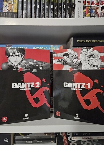 Gantz 1. ve 2. cilt manga