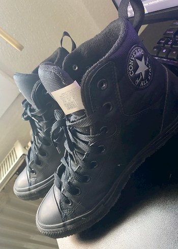 Siyah erkek bot converse - Görsel 5