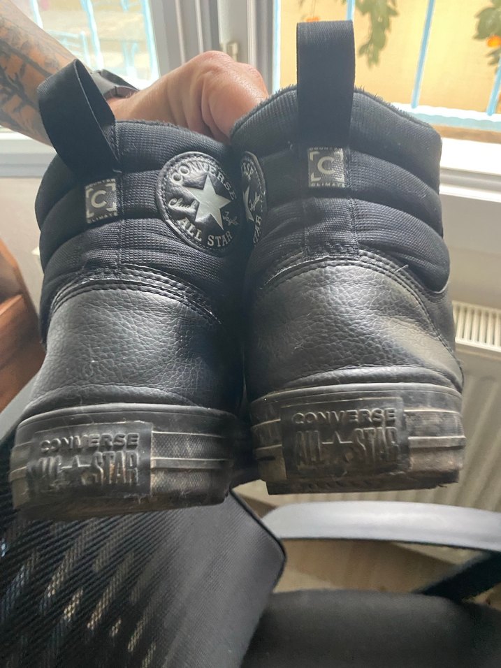 Siyah erkek bot converse - Görsel 3