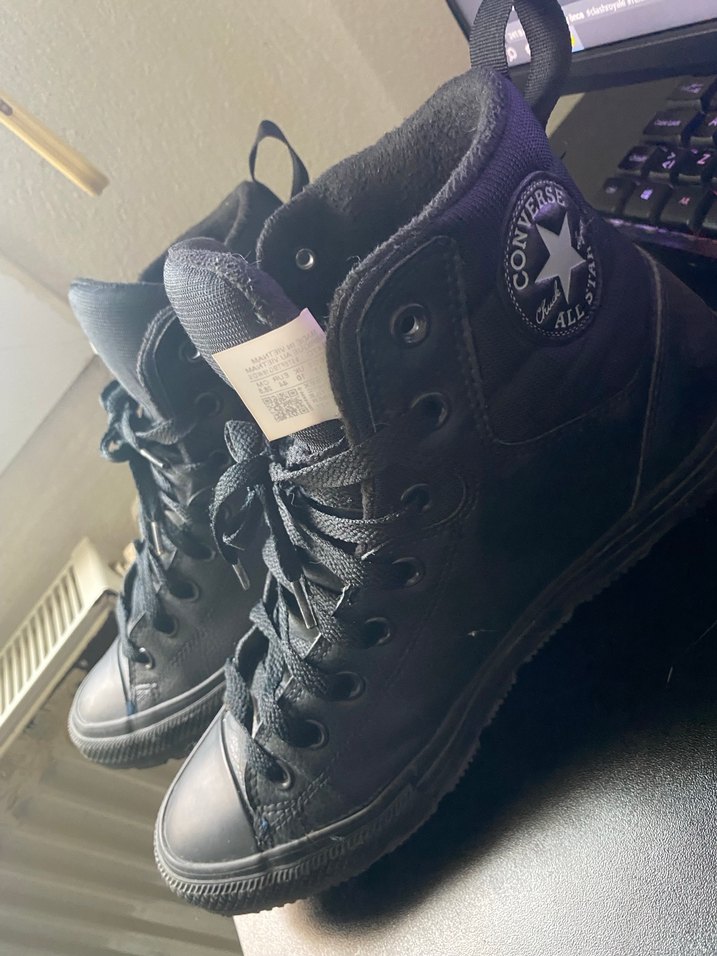 Siyah erkek bot converse - Görsel 5