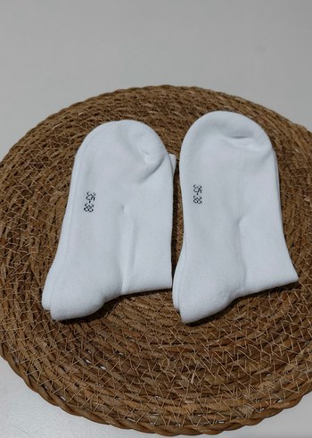 Çizgi desenli  unisex soket çorap - Görsel 2