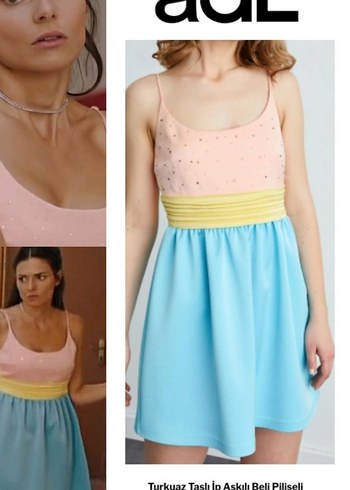 adl mini elbise - Görsel 3