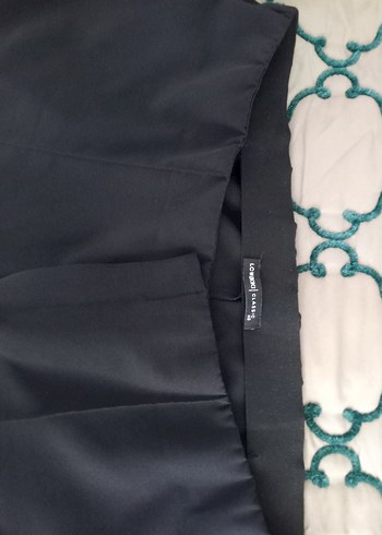 LC Waikiki Siyah Kadın Kumaş Pantolon
