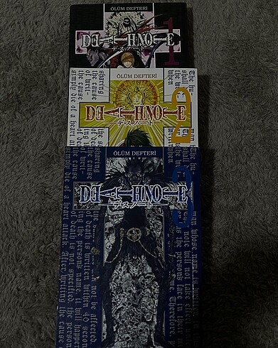  DEATH NOTE İLK 3 KİTAP