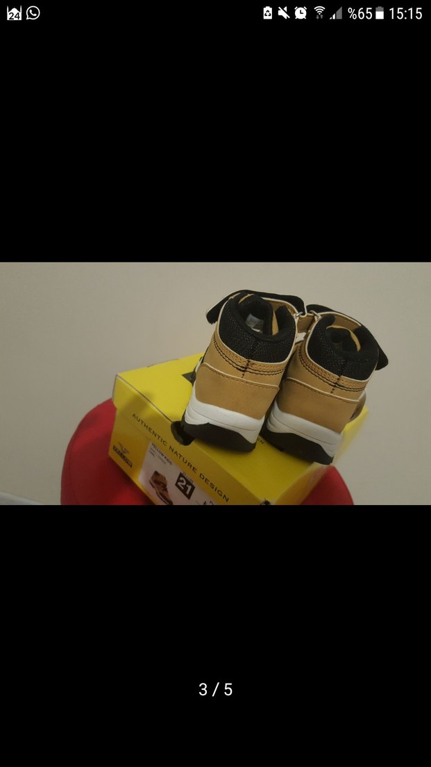 Kahverengi Cırtcırtlı Erkek Çocuk Botu - Görsel 3