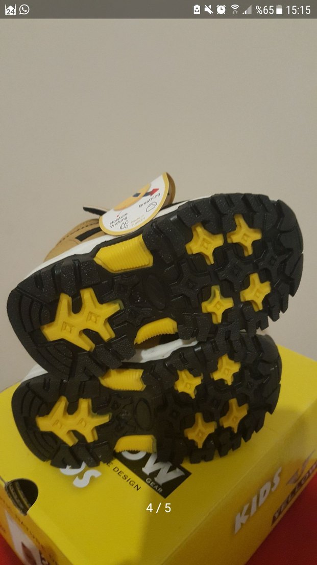 Kahverengi Cırtcırtlı Erkek Çocuk Botu - Görsel 4