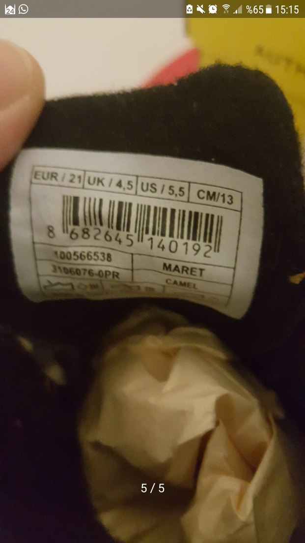 Kahverengi Cırtcırtlı Erkek Çocuk Botu - Görsel 5