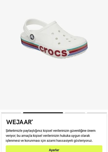Crocs Beyaz 32/33 orjinal