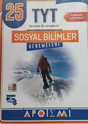 Apotemi TYT Sosyal Bilimler 25 Çözümlü Deneme
