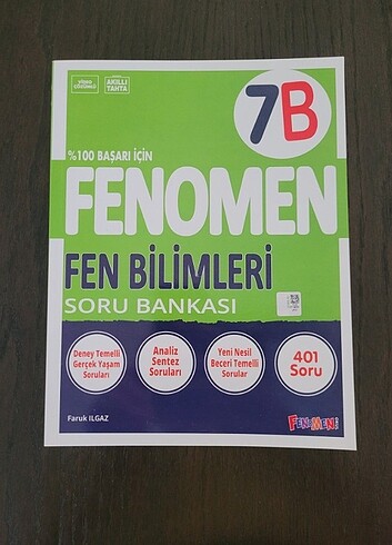 Fenomen 7B fen bilimleri soru bankası 7. Sınıf