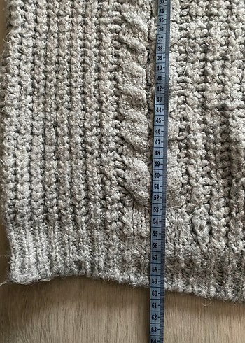 gri boğazlı örme kazak - Görsel 2