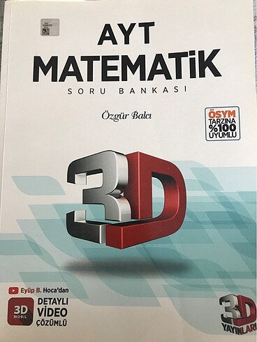3D AYT MATEMATİK SORU BANKASI