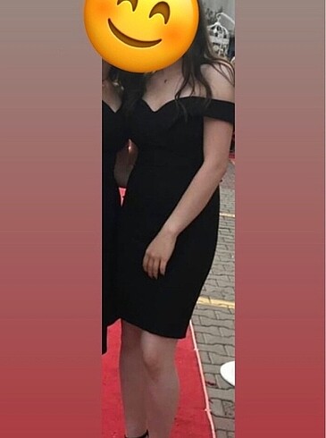 Zara Siyah mezuniyet elbisesi