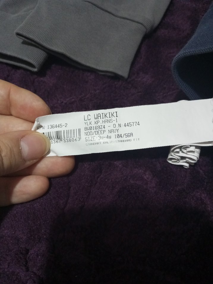 Gri Kapüşonlu Erkek Çocuk Fermuarlı Sweatshirt - Görsel 4