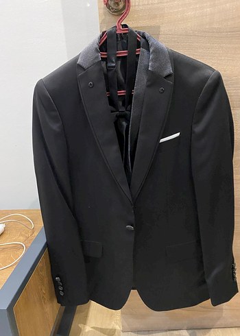 Gri Strappy Kemerli Fitted Damatlık - Görsel 9