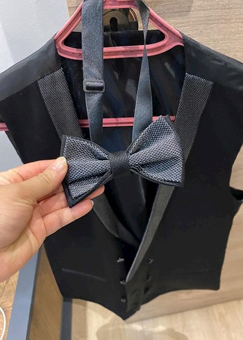 Gri Strappy Kemerli Fitted Damatlık - Görsel 2