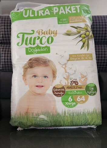 BABY TURCO 6 NUMARA XL 64 LÜ BEZ
