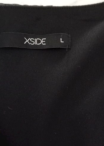 yıldızlı siyah elbise - Görsel 5