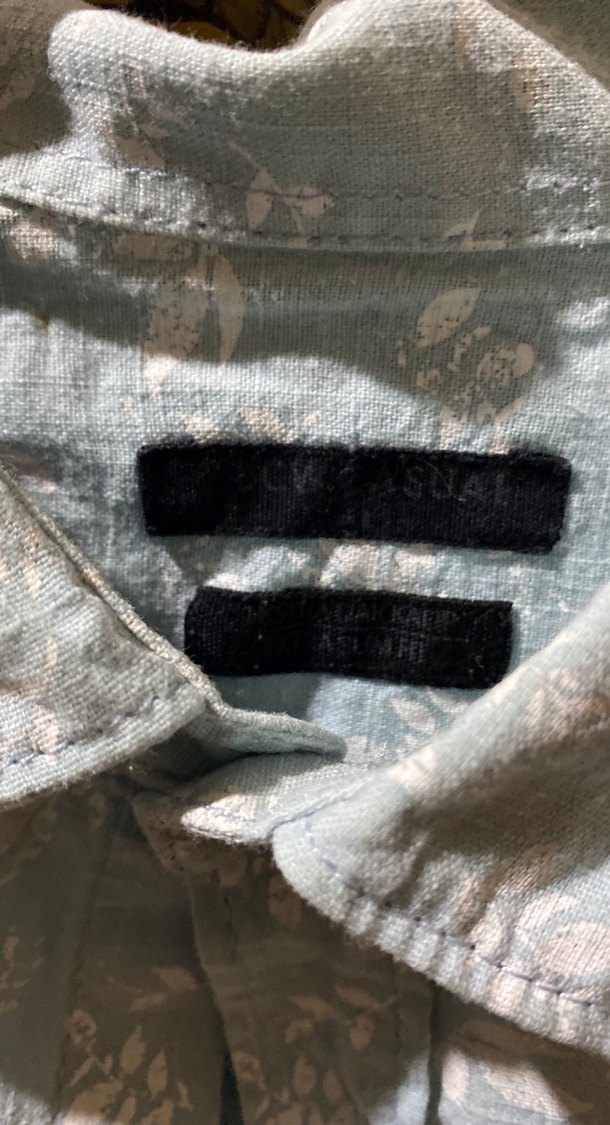 Gri Keten Erkek Gömlek Uzun Kollu Bol Kesim - Görsel 2