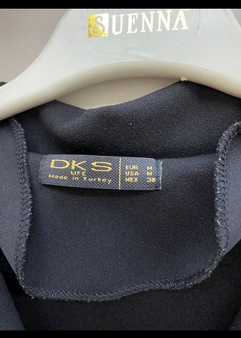 Kadın Siyah Uzun Tulum Kemerli - Görsel 4