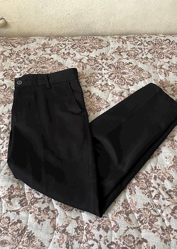 Diğer Sik Ve Rahat Siyah Duz Kumas Pantolon