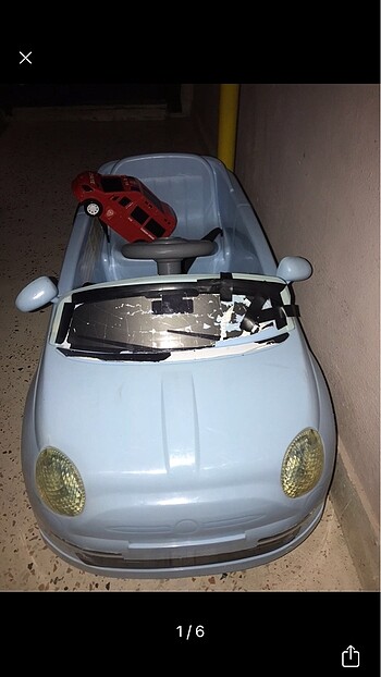 Beden mavi Renk 6 volt akülü araba