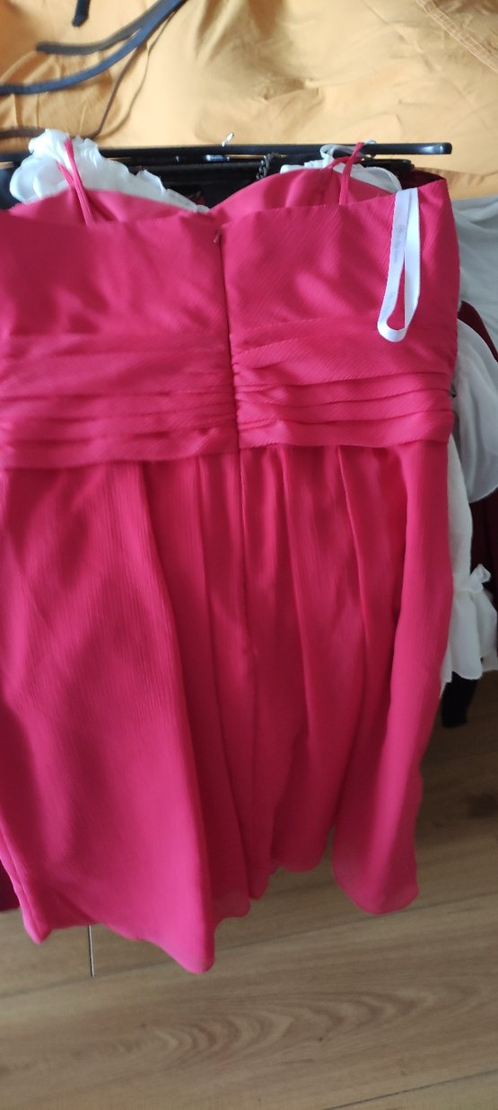 Mavi Pilili Uzun  Abiye Elbise - Görsel 2