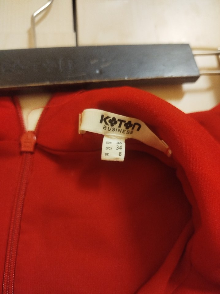 Koton kırmızı elbise - Görsel 2