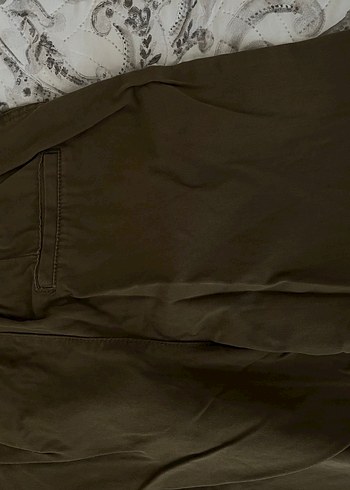 Bershka haki paraşüt pantolon - Görsel 4