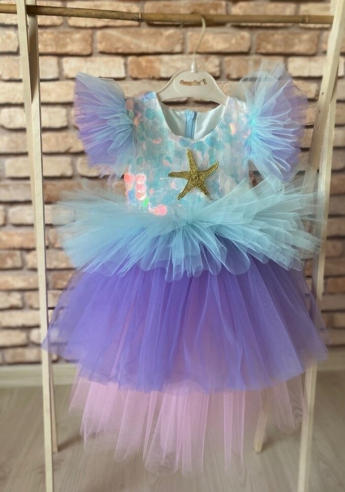 Deniz yıldızı elbise Bel 56 Boy 58 - Görsel 2