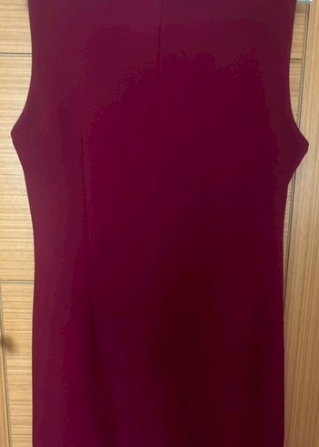 Bordo Düğmeli Uzun Kollu Kadın Takım - Görsel 2