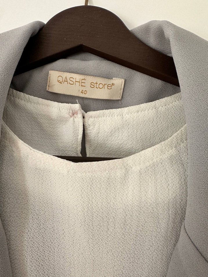 blazer ceketli tesettür takım . ikili takım - Görsel 4