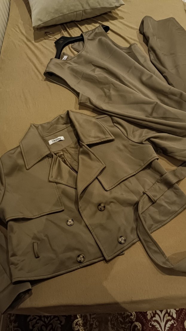 ikili tesettür takım.yelek ceket skuba - Görsel 4