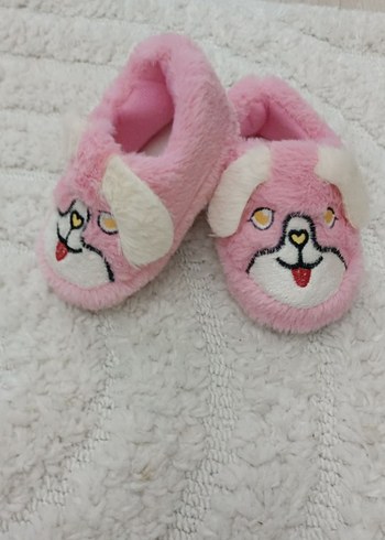 Pembe Kız Çocuk Sıcak Terlik panduf ev terliği - Görsel 2