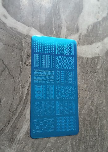 Kazak ve Leopar desenli Tırnak Süsleme Stamping Tırnak levhaları - Görsel 2