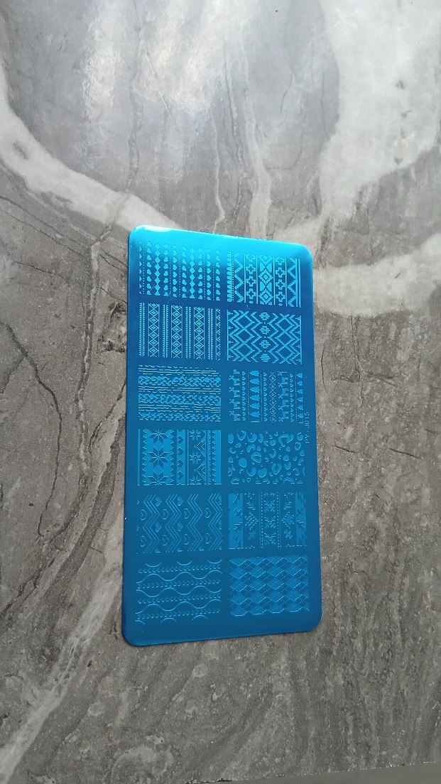 Kazak ve Leopar desenli Tırnak Süsleme Stamping Tırnak levhaları - Görsel 2