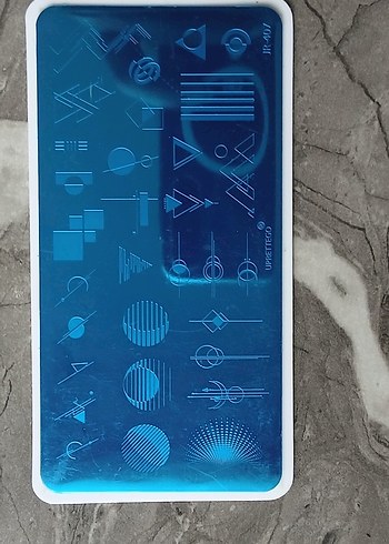 Geometrik  Tırnak Süsleme Plakası-Stamping Plakaları - Görsel 2