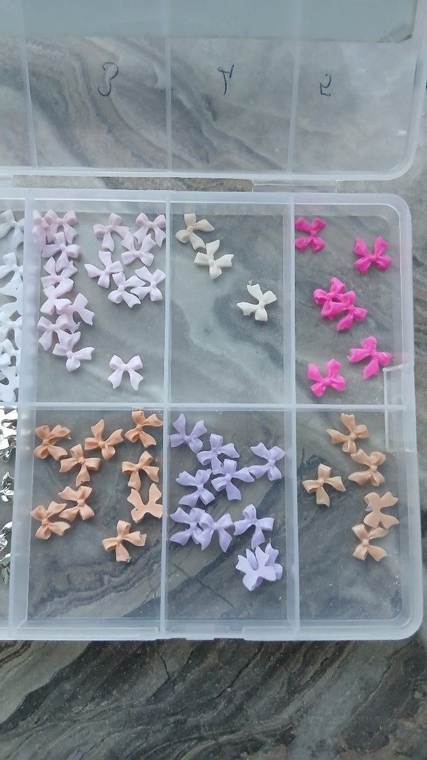 Kurdeleli Kalpli Kelebekli Tırnak Chramları - Görsel 4